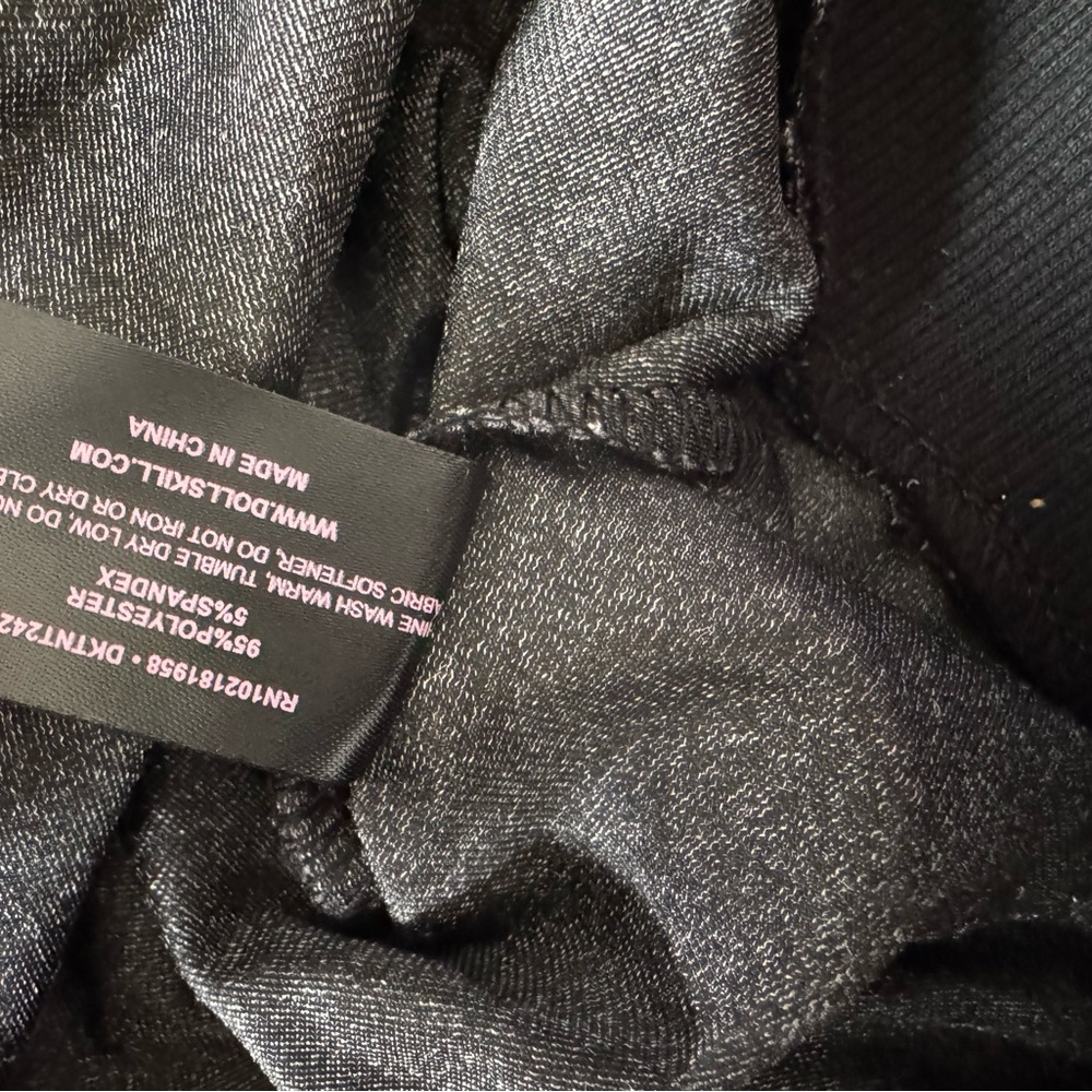 Dolls Kill Trickz N Treatz Purple hoodie black jacket - Picture 7 of 9
